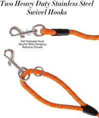Long Dog Leash for Training 10FT/16FT/20FT/30FT/50FT/100FT - 30FT* 3/8 inch / 1Pack Orange - image 3