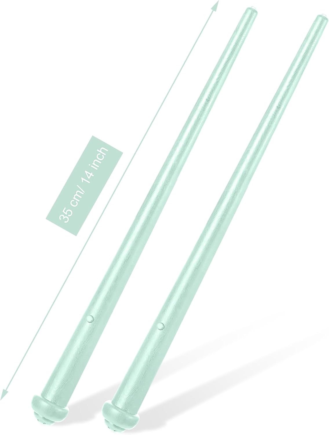 Gejoy 2 Pcs Magic Wand for Kid Light up with Sound - Light Green - image 3