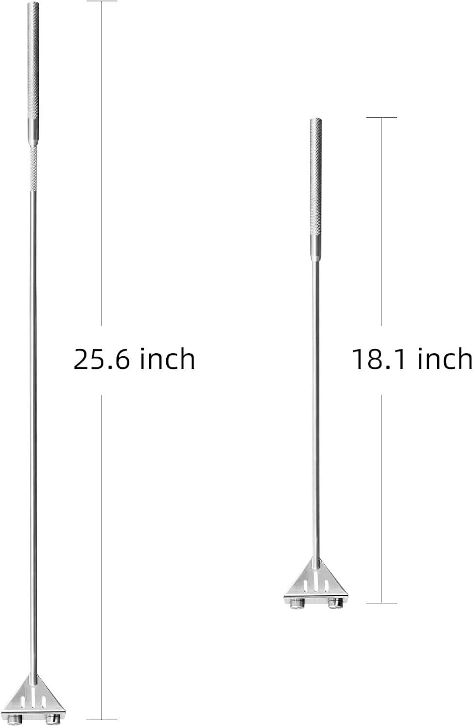 Kirecoo 25.6" Stainless Steel Aquarium Algae Scraper with 10 Blades – Essentials for Fish - image 2