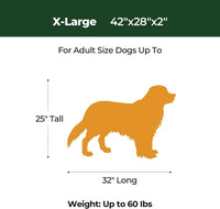 BALANCE Dog Crate Bed, Orthopedic Dog Bed Pad with Waterproof Liner, Washable Crate Foam Pet Mat - Mint Leaf / 42.0"L x 28.0"W x 2.0"Th - image 4