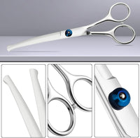 6.5" Right-handed Pet Round-Tip Grooming Stainless steel Safety - image 4