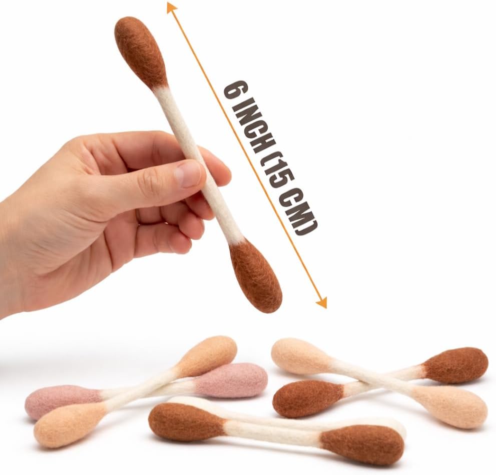 Glaciart One XXL Swabs Cat Toys with Catnip, 2 Pk - Beige Swabs / Regular - image 2