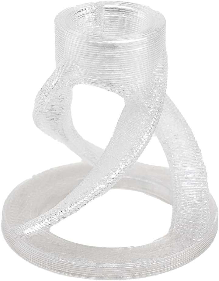 Coral Frag Plug Sand Stands Set of 5 – Essentials for Fish - 0.4" / Clear