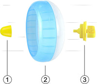 WishLotus Hamster Running Wheel - blue,12cm - image 2