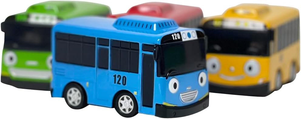 Tayo Gani Lani Rogi - The Little Bus Tayo Special Metal Vehicles Set 4pcs – Fun for Kids & Family - image 3
