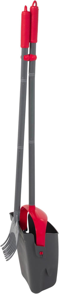 Arm & Hammer Pooper Scooper for Extra Large Dogs Heavy Duty, Outside Yard Dog Poop Scoop Pet Waste Clean Up with Bag Attachment - 2 Waste Bags Included