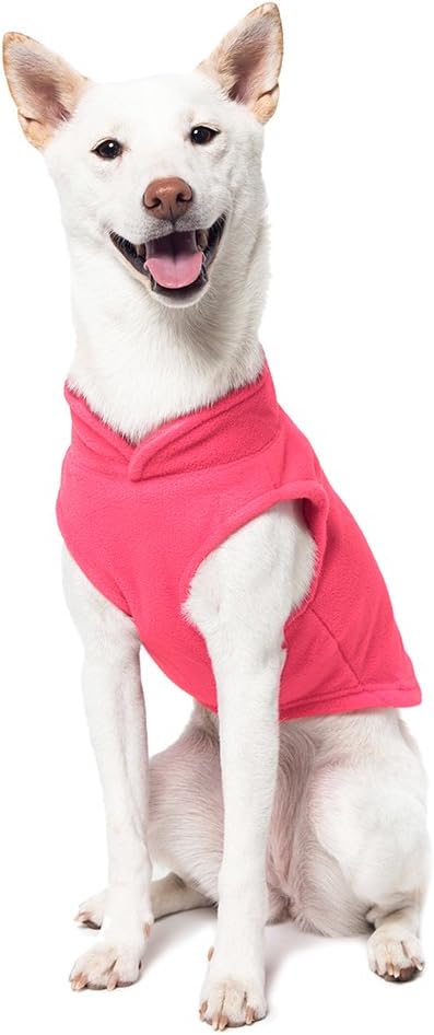 Gooby Fleece Vest Dog Sweater - Rosado / X-Small (Around 4-lb) (Pack of 2) - image 3
