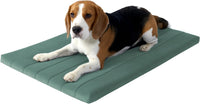 BALANCE Dog Crate Bed, Orthopedic Dog Bed Pad with Waterproof Liner, Washable Crate Foam Pet Mat - Mint Leaf / 36.0"L x 23.0"W x 1.6"Th
