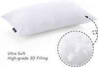 Wake In Cloud nap mat pillow insert, 20 x 10 inch toddler pillow replacement - view 4