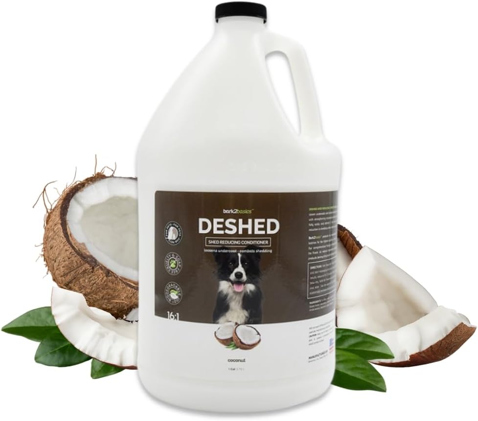 Bark2Basics deshedding dog conditioner, 1 gallon 16:1 concentrate