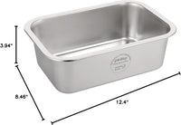 PEDAY 2.64 Gallon Extra Large Dog Water Bowl - 1.2 gallon / Silver Classic - image 4