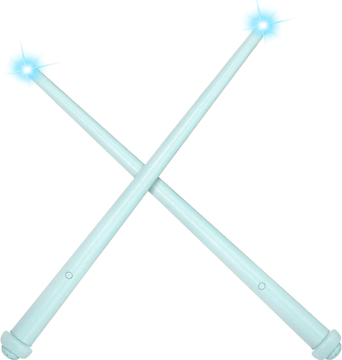 Gejoy 2 Pcs Magic Wand for Kid Light up with Sound - Blue