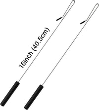 Jakeei 2 Pack 16 inch Puppet Handles Arm Control Rod Metal Puppet