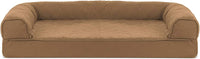 FurHaven Classic Sofa Orthopedic Dog Bed for Large Dogs - Medium / Toasted Brown - image 2