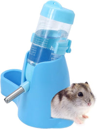 Wontee Hamster Water Bottle Water Dispenser Hamster Silent Exercise - Blue / 80ML - image 3