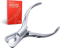 Homerunpet Cat Nail Clippers, Martensite Steel Professional Pet Nail Clippers with Razor Sharp Blade for Cats and Puppies, Non-Slip Handles, Safe, Durable Pet Claw Clipper for at Home Grooming