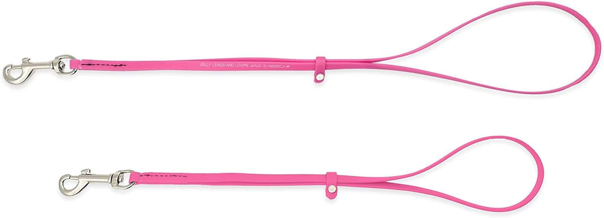 Jelly Pet Grooming Loop for Dogs - Large 1/2" x 24" / Hot Pink - image 2