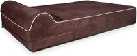Dog Bed Replacement Cover Memory Foam Beds, Brown - X-Large / Brown - Standard