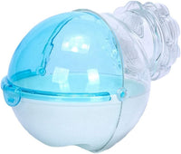 Hamster Bathroom Small Animal Sand Bath Container Removable Iron Wire - Blue