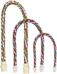JW Pet Comfy Perch For Birds Flexible Multi-color Rope - Large / 21" - image 3