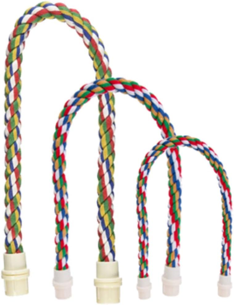 JW Pet Comfy Perch For Birds Flexible Multi-color Rope - Large / 21" - image 3