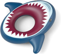Jasonwell Inflatable Shark Pool Float Shark Floaties Water Fun Summer - image 3