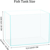 Vimvins 3 Gallon Glass Fish Tank - 3 Gallon - image 3