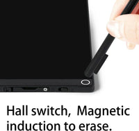 LCD Writing Tablet 6.5in Fine Tip with Leather Case and Hanging Pen – Fun for Kids & Family - Fine Tip Magnetic Erase - image 3