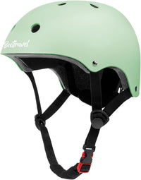 Besttravel Kids Helmet, Toddler Adjustable Kids Ages 3-8 Years Old Boys Girls Multi-Sports Safety - Light Green
