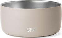 Simple Modern Dog Bowls & Cat Bowls, Beige - -Almond Birch / 4 Cups
