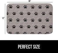 GORILLA GRIP Washable Puppy Pads, Slip Resistant Dog Crate Mat - 18" X 12" - 2 Pack - image 2