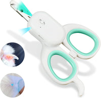 Cat Nail Clipper with LED Light - Suitable for Cats＆Dogs / Green