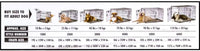 Precision Pet Products ProValue two door 42 inch wire dog crate with divider panel and removable pan - view 4