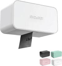 SVD.PET Dog Poop Bag Dispenser, Wall Mount Waste Bag Dispenser - White / 1 Dispenser only