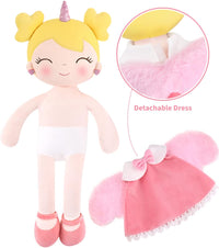 GAGAKU soft baby doll in a floral print rag doll style for toddlers - view 28