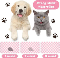 Dog Food Mats for Floors Waterproof - Plaid Pink / 20"L x 12"W - image 2
