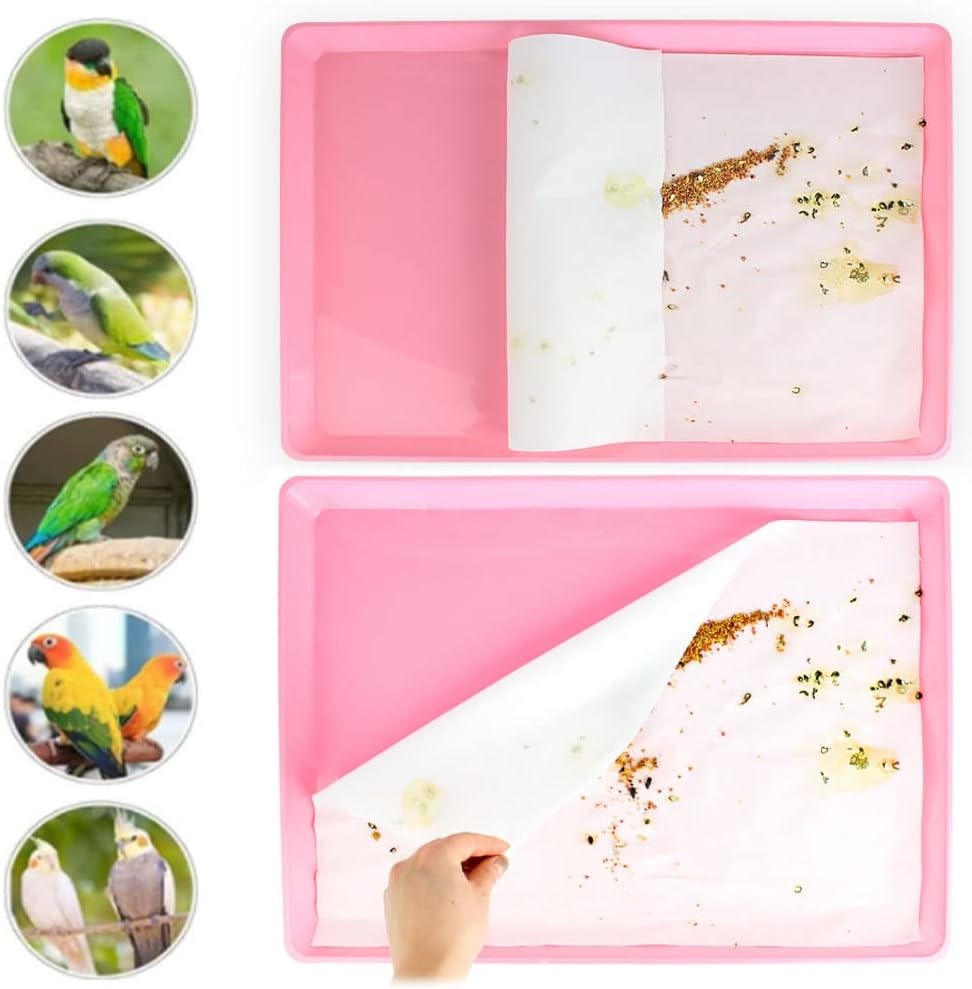 Firdnyohs 100PCS Bird Cage Liner Papers - image 2