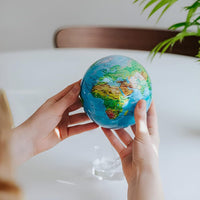 MOVA Self Rotating Globe, Ocean Blue Relief Classic – Fun for Kids & Family - Classis (4.5") - image 3