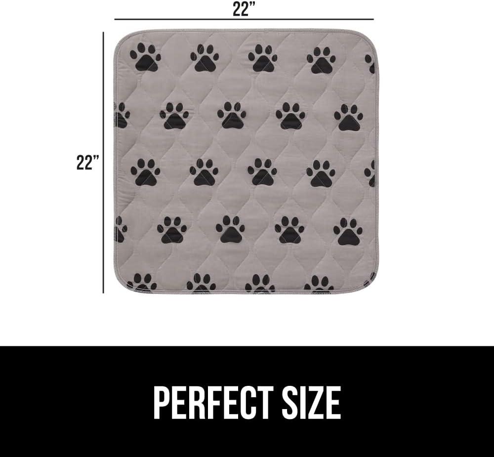GORILLA GRIP Washable Puppy Pads, Slip Resistant Dog Crate Mat - 22" X 22" - 2 Pack - image 2