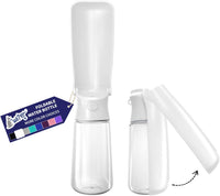 WePet Foldable Portable Dog Water Bottle Puppy Water Dispenser - #02 White / 19 oz