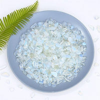 Fluorite Aquarium Gravel Rocks Natural Tumbled Healing Crystal Chips - Opal / 0.44 Pound - image 2