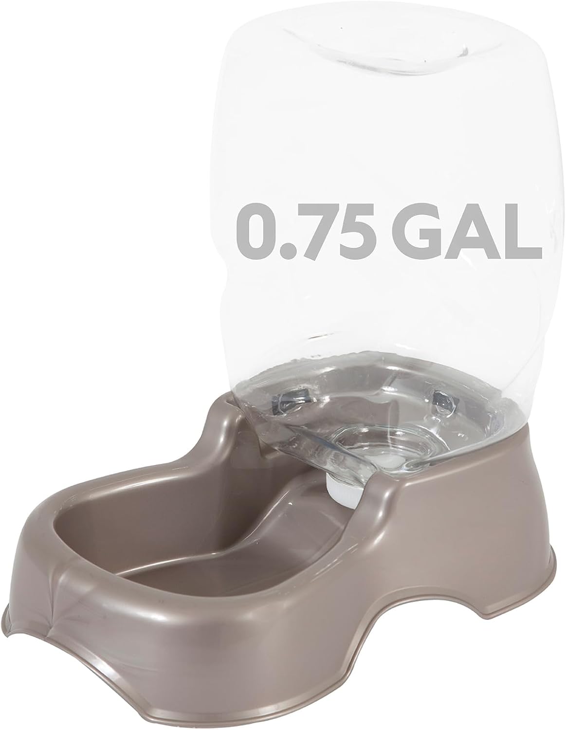 Petmate Pet Cafe Gravity Water Dispenser - Pearl Tan / 0.75 GAL