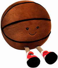 Xiyuan 12 inch rugby plush toy with smiling face and feet