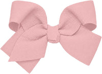 Motique Accessories 4 inch dusty rose grosgrain hair bow for girls on a metal alligator clip - view 8