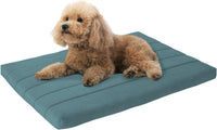 BALANCE Dog Crate Bed, Orthopedic Dog Bed Pad with Waterproof Liner, Washable Crate Foam Pet Mat - Powder Blue / 30.0"L x 19.0"W x 1.6"Th
