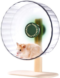 Super Silent Hamster Wheel 10.2 Inch, Magnetic Running Wheel - Avocado Green / Medium(10.4 inch)