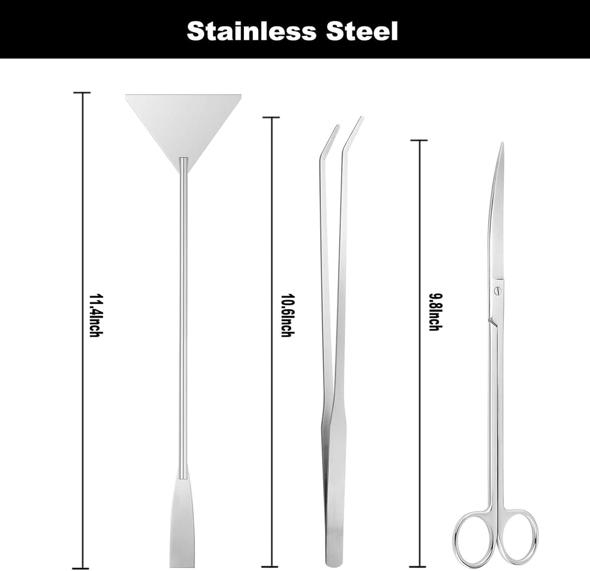 4IN1 Aquarium Cleaning Tools Long Handle Algae Scraper – Essentials for Fish - 7IN1 / 18~24In - image 4