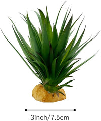 Reptile Artificial Plants Succulent Terrarium Decor Desert Rainforest - Agave-set - image 2