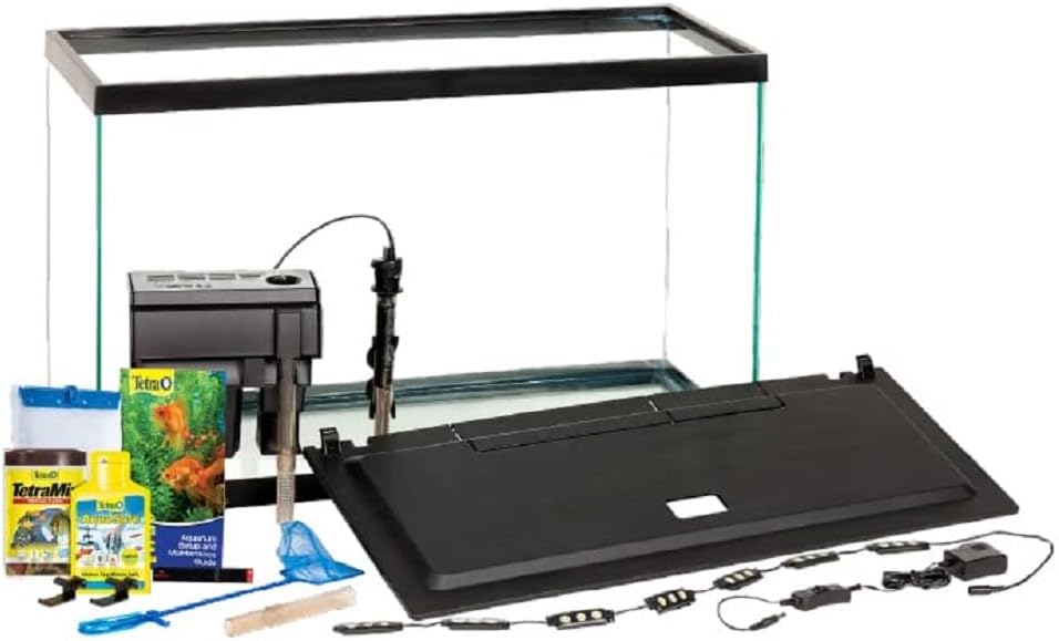 Tetra LED 10 Gallon Complete Fish Tank Kit – Essentials for Fish - 29 Gallons