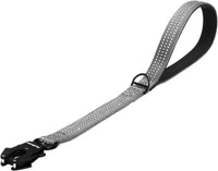 Heavy Duty Short Dog Leash - Grey / 18 Inch